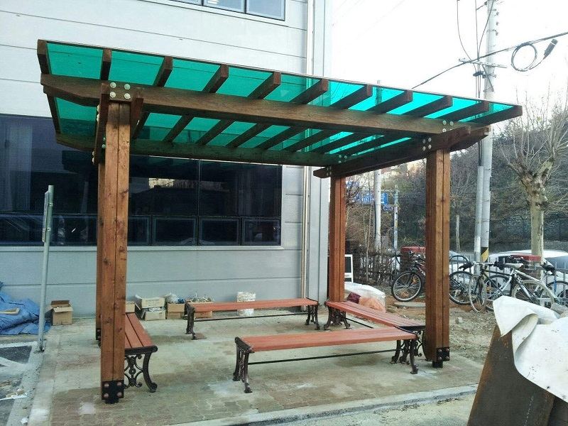 목재파고라캐노피
