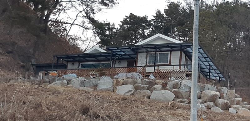 주택캐노피 알루미늄파이프 45*45외 폴리카보네이트 복층판10t